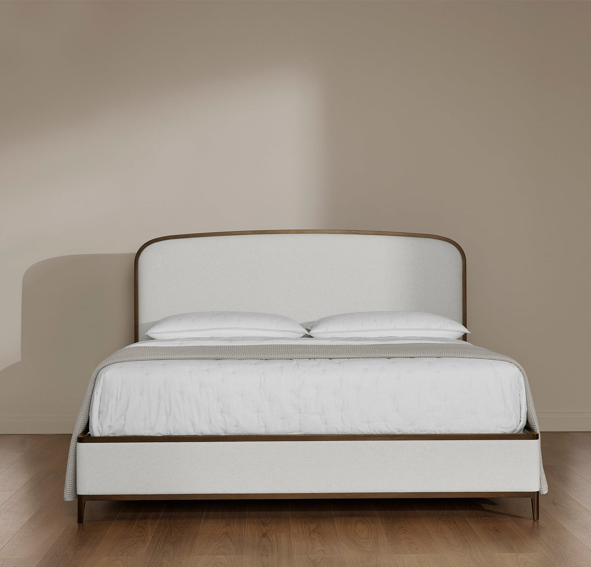 Upholstered Curve Bed