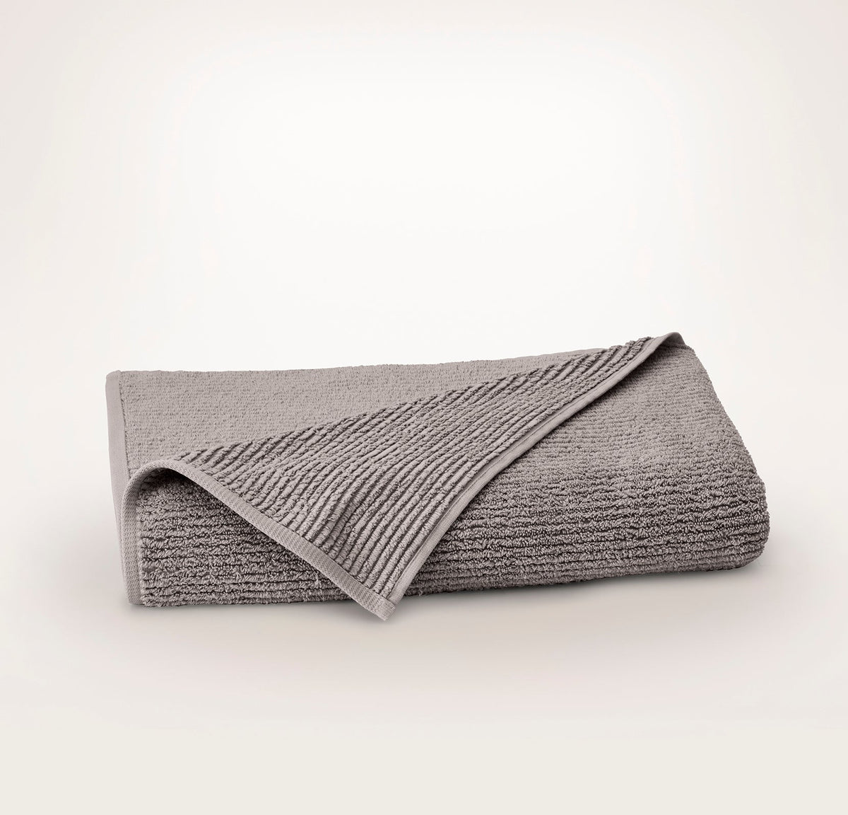 Turkish Ribbed Bath Sheet - Stone