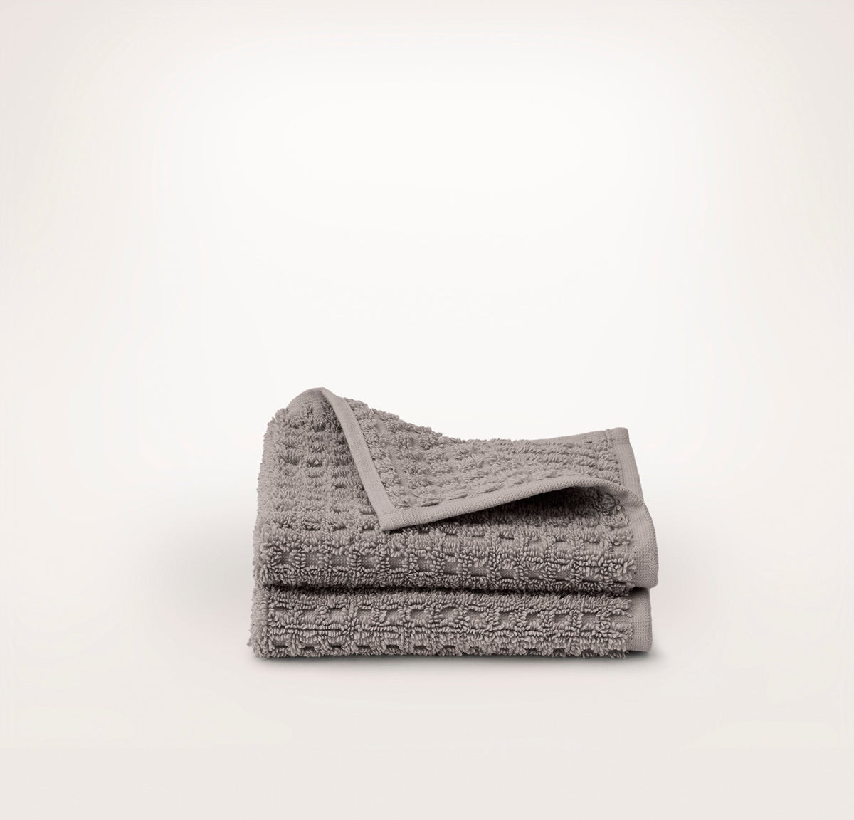 Turkish Waffle Washcloths (Pair) - Stone